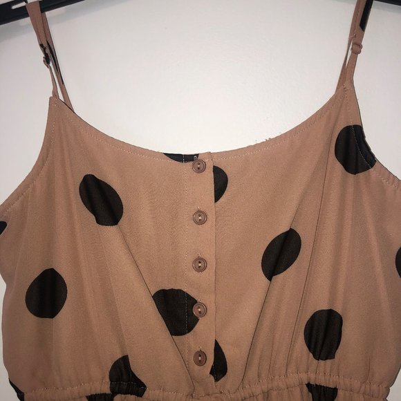 Polka Dot Cinched Waist Dress - Picture 3 of 3